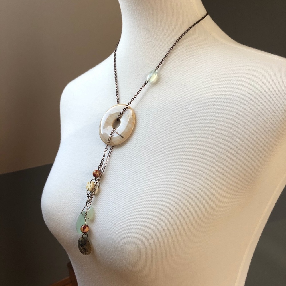 Ocean Balance Statement Necklace Set